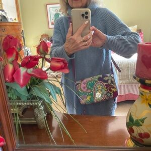 ‼️❤️VERA BRADLEY ADJUSTABLE CROSS-BODY PAISLEY PURSE!